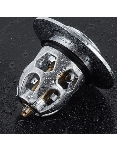 Wash basin press type pop-up core anti-odor basin leak plug copper core drain fittings