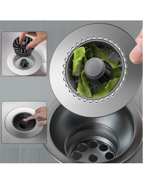 Sink Kitchen Leak Plug Sink Carrying Plugs Accessories Anti-Odor Sink Pop-Up Core Strainer