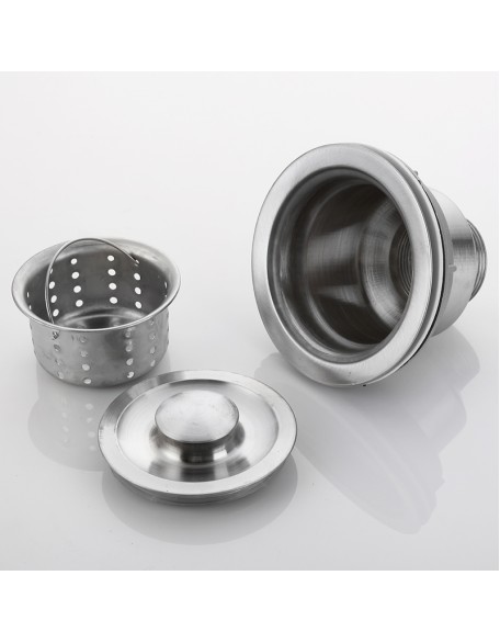 Household kitchen washbasin sink stainless steel drain sink leakage plugs