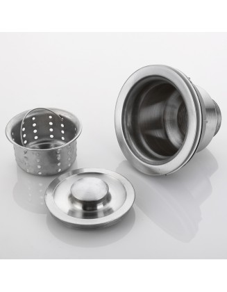 Household kitchen washbasin sink stainless steel drain sink leakage plugs